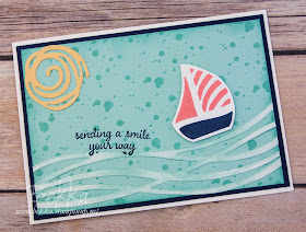 Swirly Bird Boat Card featuring Stampin' Up! UK supplies - buy them here