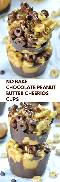 Chocolate Peanut Butter Cheerios Cups
