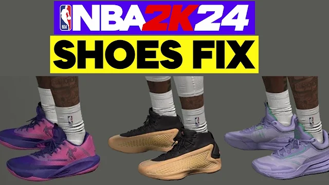 NBA 2K24 Shoes Model Correction (Shoe Fix)