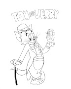 Jerry. colorir Tom e Jerry (desenhos colorir gatinho tom ratinho jerry )