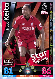 Match Attax 2018 2019 Liverpool FC Premier League Set