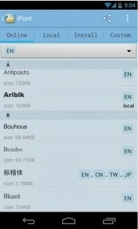 Cara Mengganti / Menambah Font di Smartphone Android