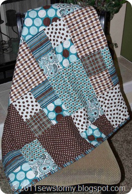 Boy baby quilt