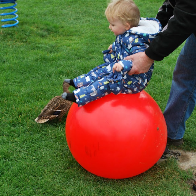 RSPB-Newport-Wetlands-playground-baby-sat-on-red-buoy