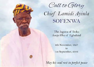 Egbas remember Late Asoju Oba at One year tomorrow