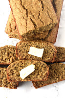 6-Ingredient Oatmeal Banana Bread