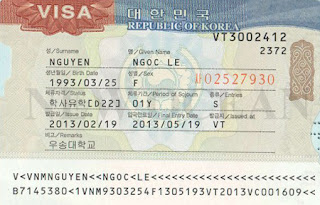 Visa du học hàn quốc