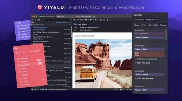 Vivaldi Mail 1.0 Is Here with Some Really Productive Features