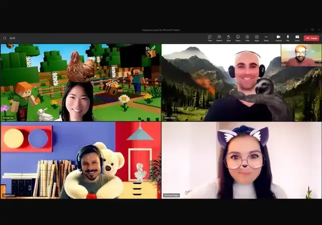تضيف Microsoft Teams تأثيرات سناب إلى محادثات الفيديو