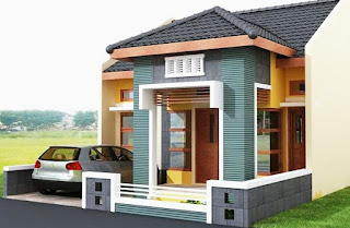 Minimalist House Design Type 45 With a Mini Garage