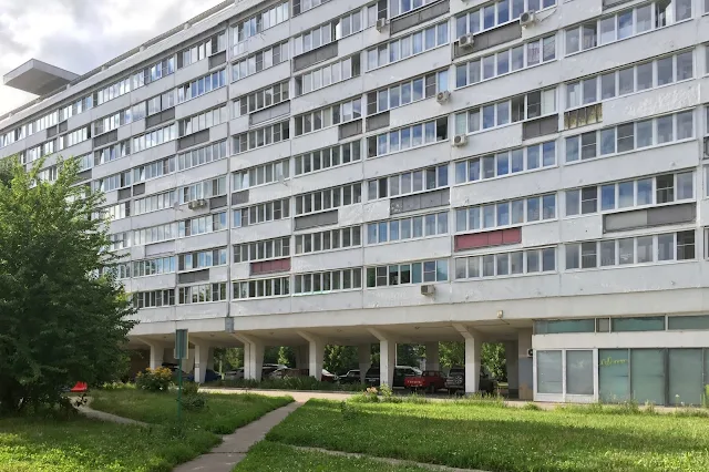Зеленоград, 3-й микрорайон, жилой дом 1969 года постройки – Дом «Флейта»