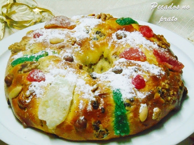 Receita do Bolo Rei caseiro 