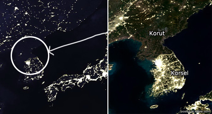 perbedaan korea utara korea selatan