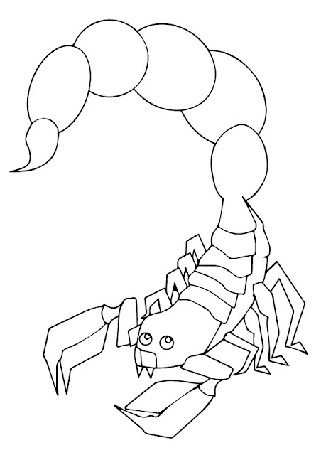 Top 10 scorpion coloring pages for kids