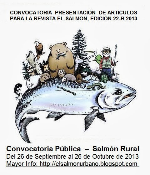 CONVOCATORIA PRESENTACIÓN DE ARTÍCULOS PARA LA REVISTA EL SALMÓN, EDICIÓN 22, SEMESTRE B 2013