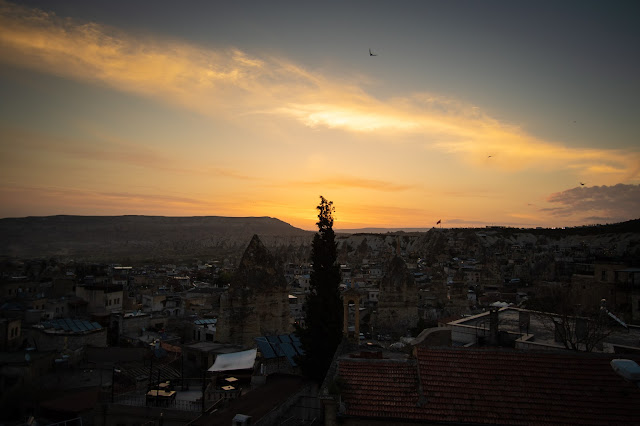 Alba su Goreme dall'hotel Seten-Cappadocia