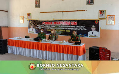 Peningkatan SDM Satgas Linmas Kecamatan Hulu Sungai Kabupaten Ketapang