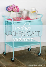 Vintage Kitchen Cart Makeover