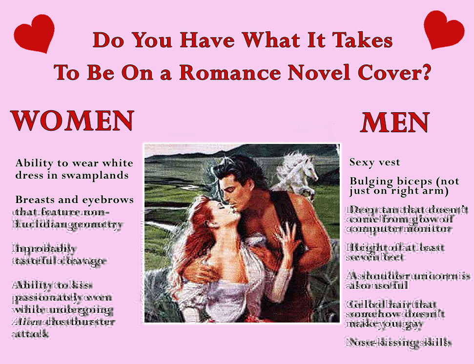 ... the perfection of the men and women on the covers of so many novels