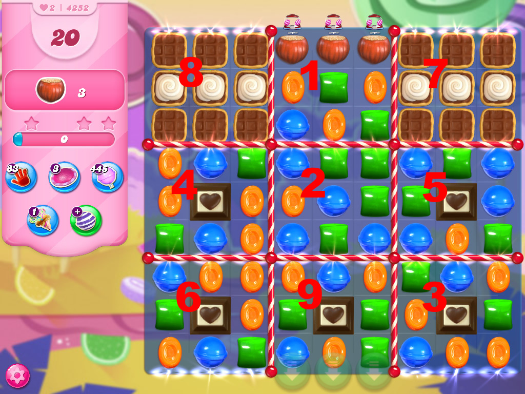 Candy Crush Saga level 4252