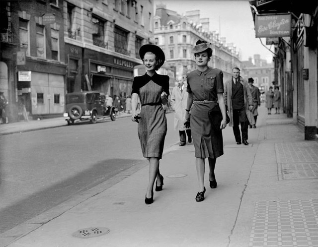 Women's London fashions, 14 May 1942 worldwartwo.filminspector.com