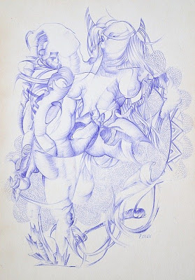 ballpoint pen art