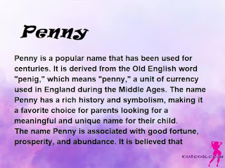 meaning of the name "Penny"