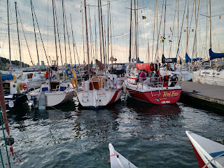 Sailing boats in Brixham