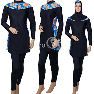 Baju Renang Muslimah Amarilis Flower