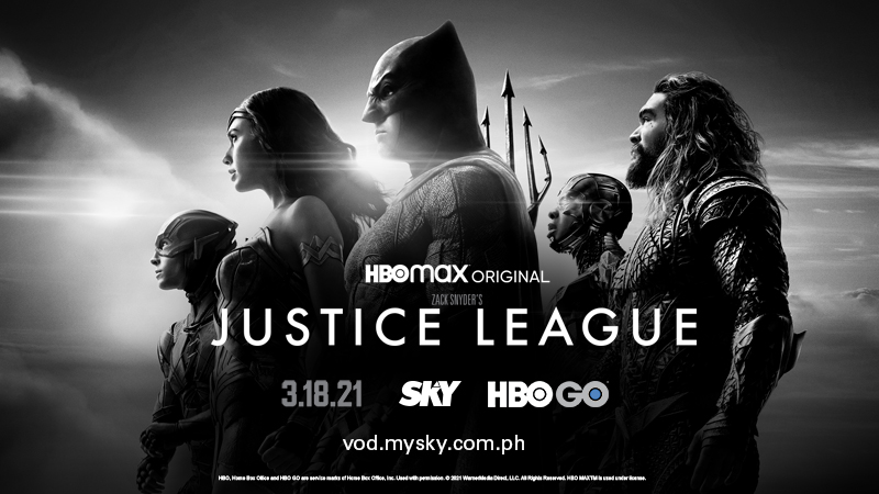 zack snyder's justice league hbo go