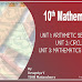 STANDARD X MATHEMATICS - IMPORTANT IDEAS OF FIRST THREE CHAPTERS (ARITHMETIC SEQUENCES, CIRCLES, MATHEMATICS OF CHANCE ) EM