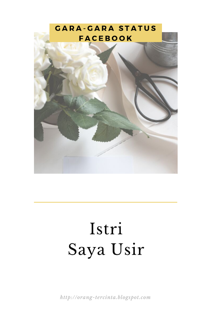 Saya Usir Istri Gara-gara Status Facebook