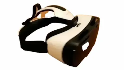Image of Samsung Gear virtual realty with a white background