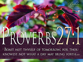 Proverbs 27:1 Bible Verse Free Wallpaper