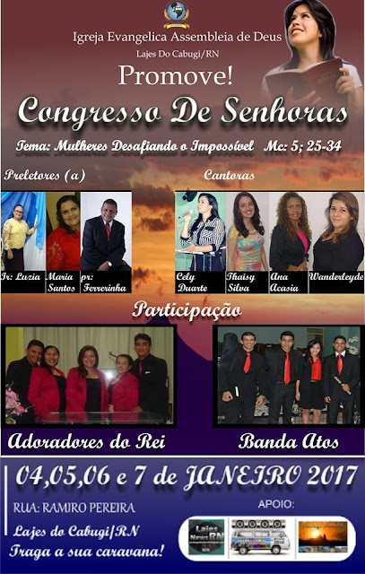 Congresso de Senhoras na AD em Lajes/RN