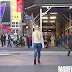 Girl Walks Around NYC With No Pants! 