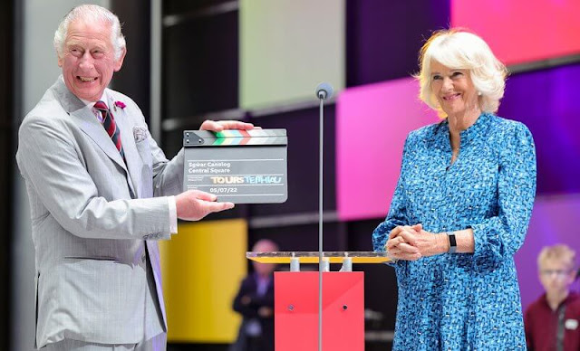 The Prince of Wales and The Duchess of Cornwall visited BBC Wales’s new Headquarters