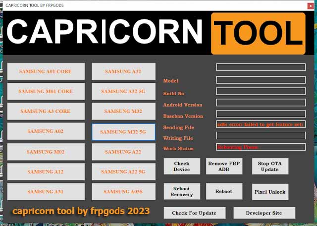 شرح وتحميل تحديث برنامج capricorn tool by frpgods 2023