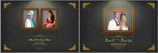 Wedding Album Cover Pad Design PSD 12x36 2023