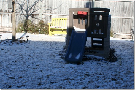 backyard snow