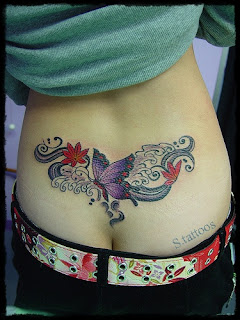 Lower Back Butterfly Tattoos Design - Lower Back Butterfly Tattoos Design Pictures