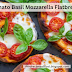 595. Healthy Food Recipe Tomato Basil Mozzarella Flatbread टोमैटो बेसिल मोत्ज़ारेला फ्लैटब्रेड 