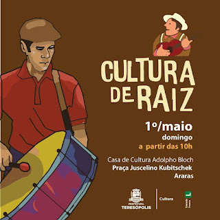 ‘Cultura de Raiz’ acontece neste domingo, 1º de maio