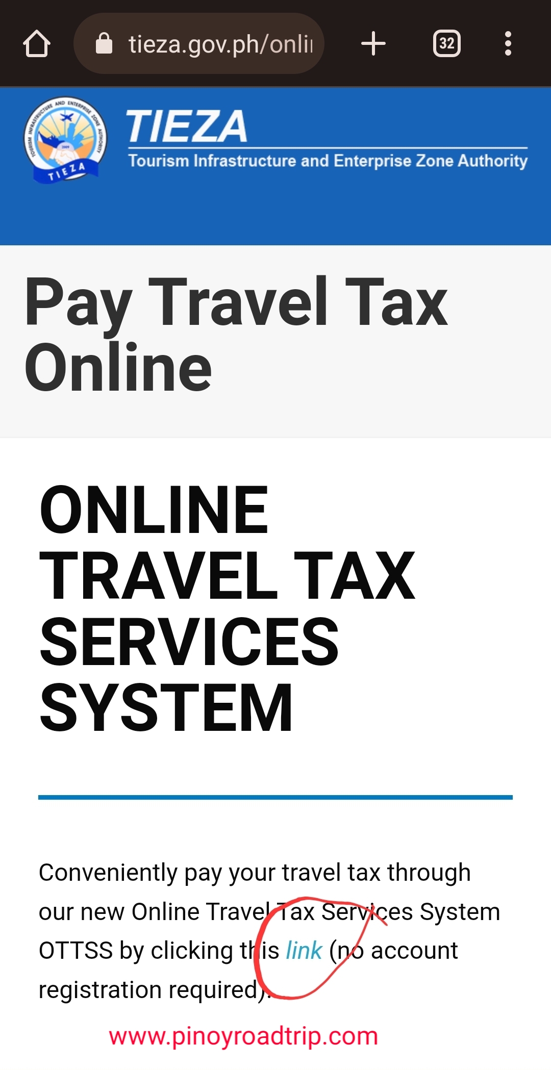 pay travel tax philippine airlines