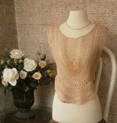 crochet top by mimi