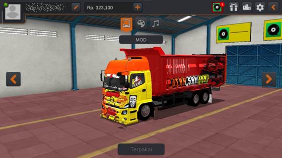 Livery Hino 500 Putra Samudra Dumptruck