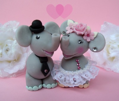 They are perfect for your wedding cake topper