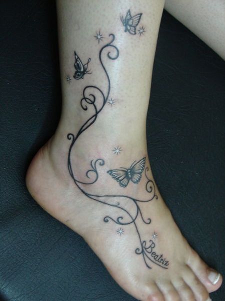 35 curious foot tattoos