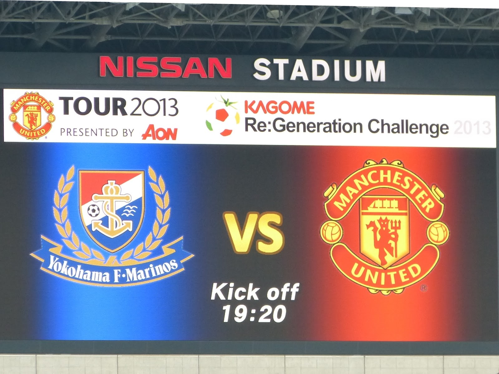 Fclily Jr Youth ﾏﾝﾁｪｽﾀｰﾕﾅｲﾃｯﾄﾞvs横浜fﾏﾘﾉｽ戦