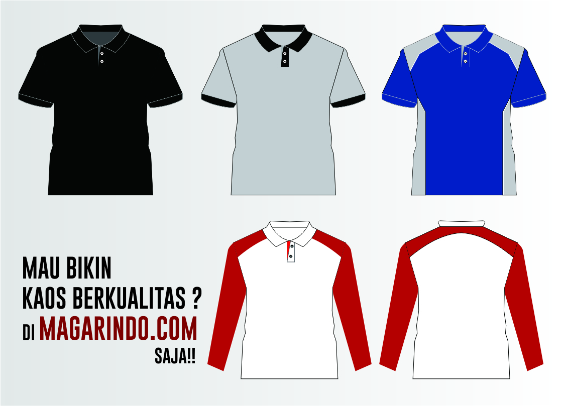  Template Kaos Polo shirt Untuk Desain Coreldraw 